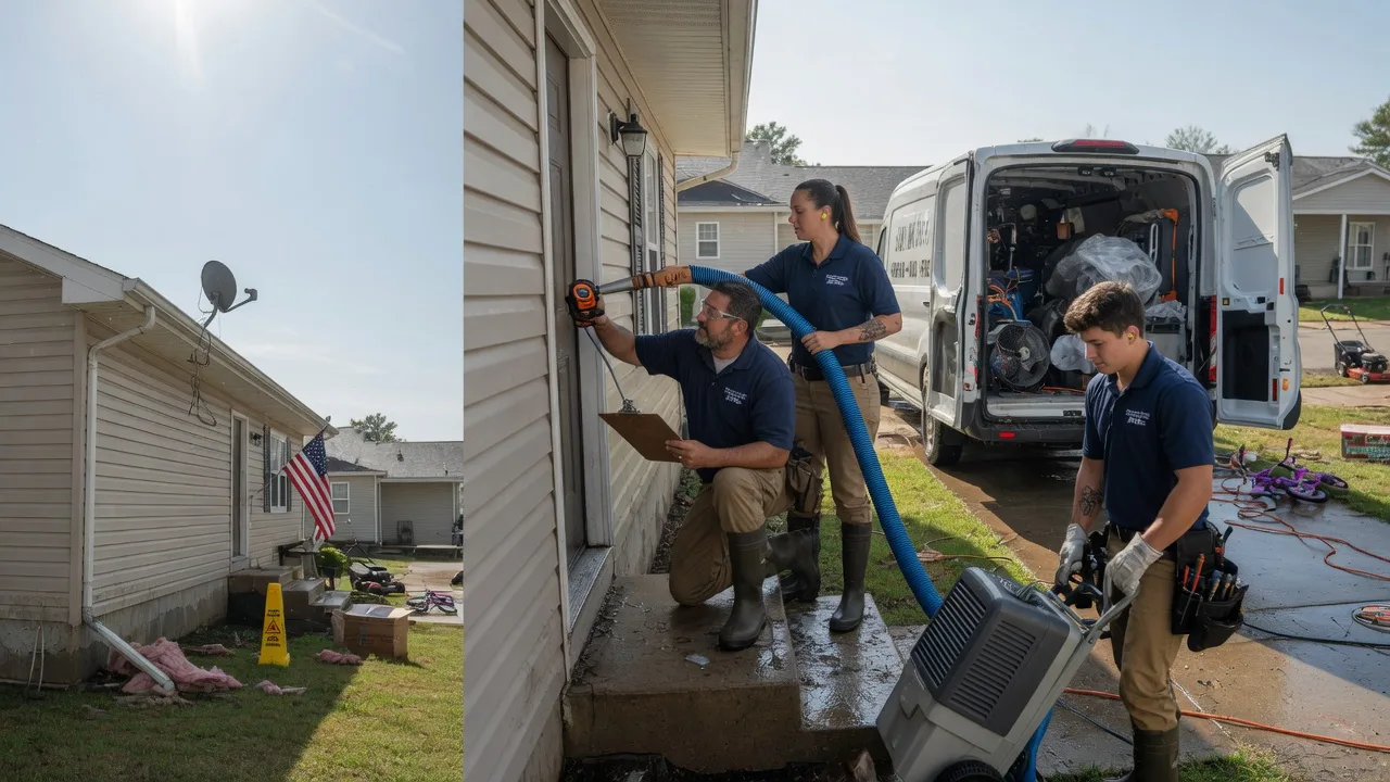 Ceiling Water Damage Restoration in Godley, TX near me
